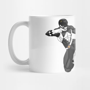 BLACK Mighty Morphin Power Ranger Mug